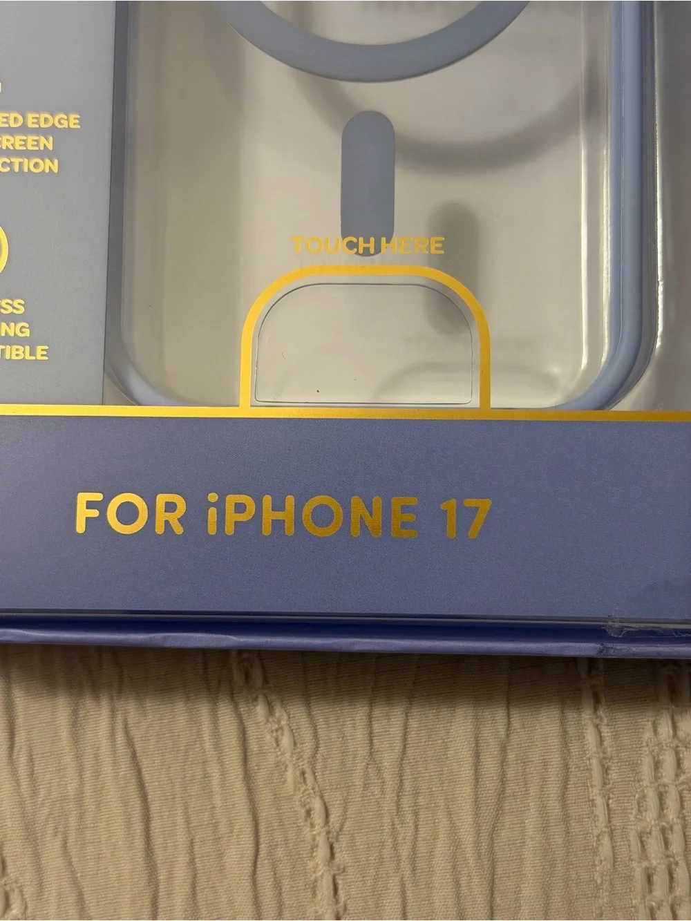 MagSafe Compatible Suction Grip Phone Case - Blue